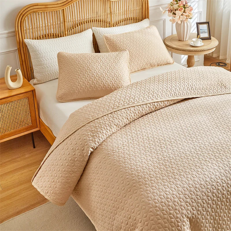 Lux Quilted Coverlet Set