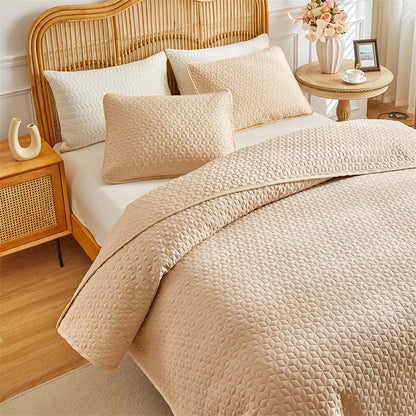 Lux Quilted Coverlet Set