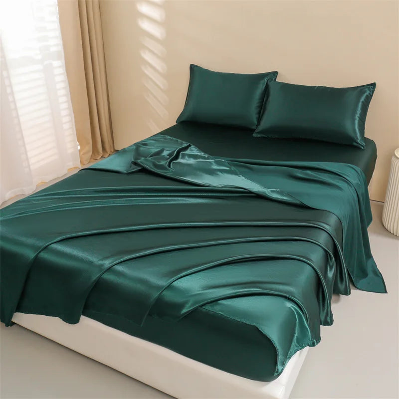 Signature Satin Queen Sheets