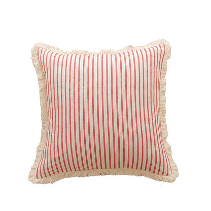 Boutique Geometric Tassel Pillow Cover