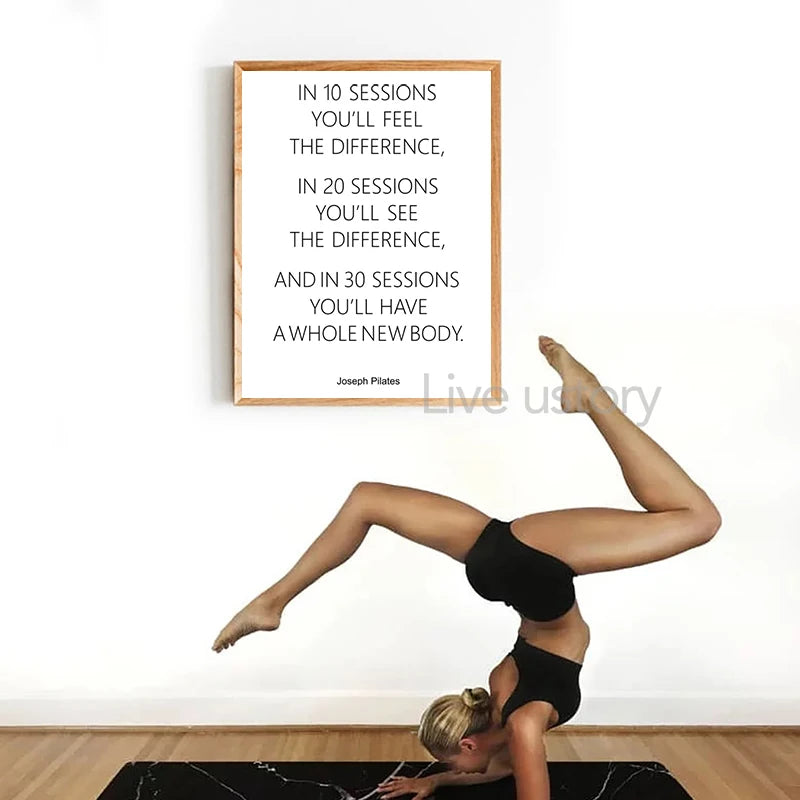 Minimalist Pilates Chart