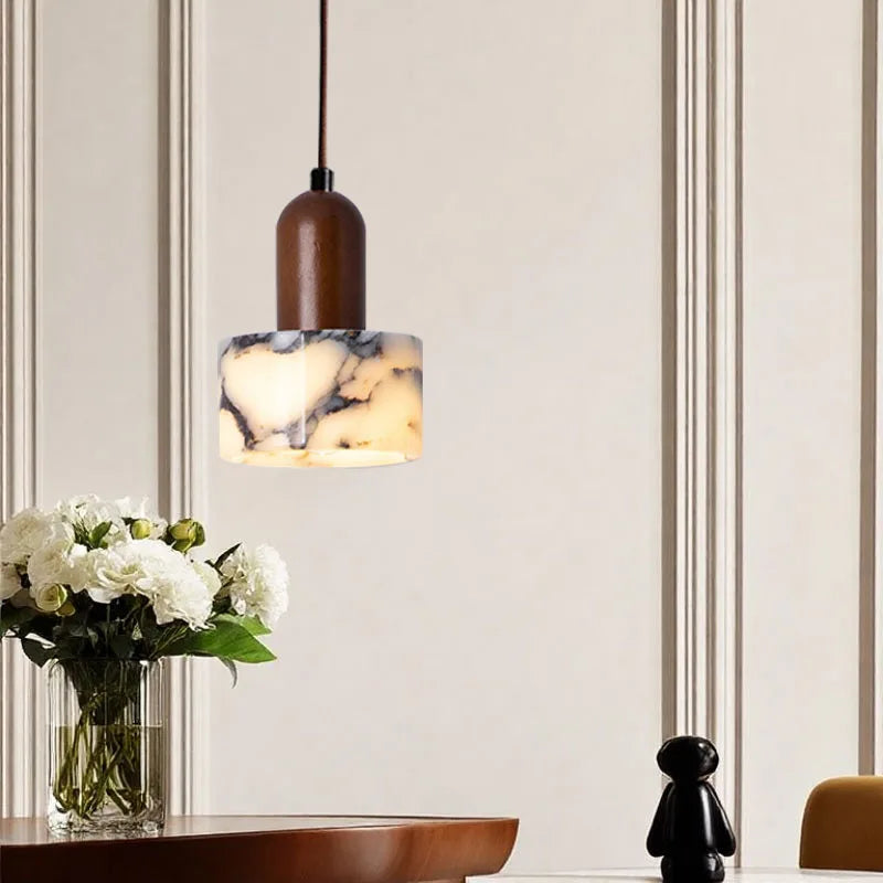 Marble Accent Pendant Light
