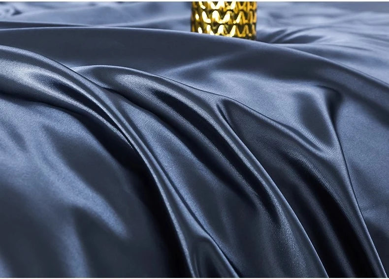 NONECN Silk Bedding Set