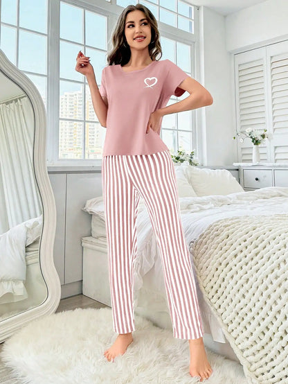 Soft Striped Pajama Set