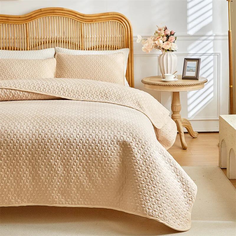 Lux Quilted Coverlet Set