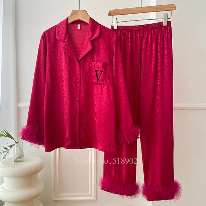 Leopard Pajama Set