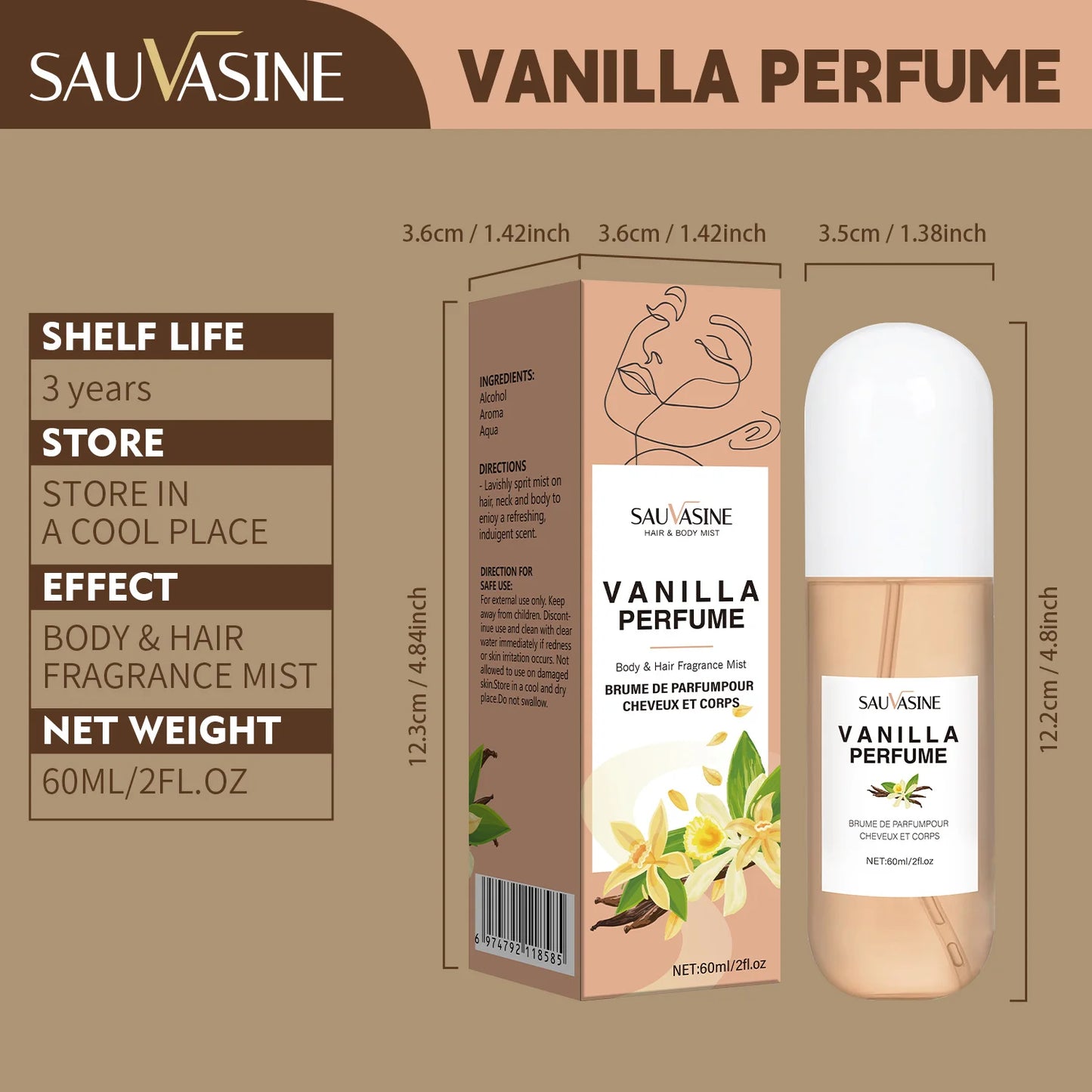 Vanilla Body Mist