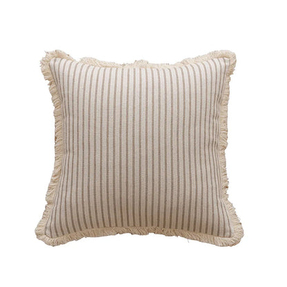Boutique Geometric Tassel Pillow Cover