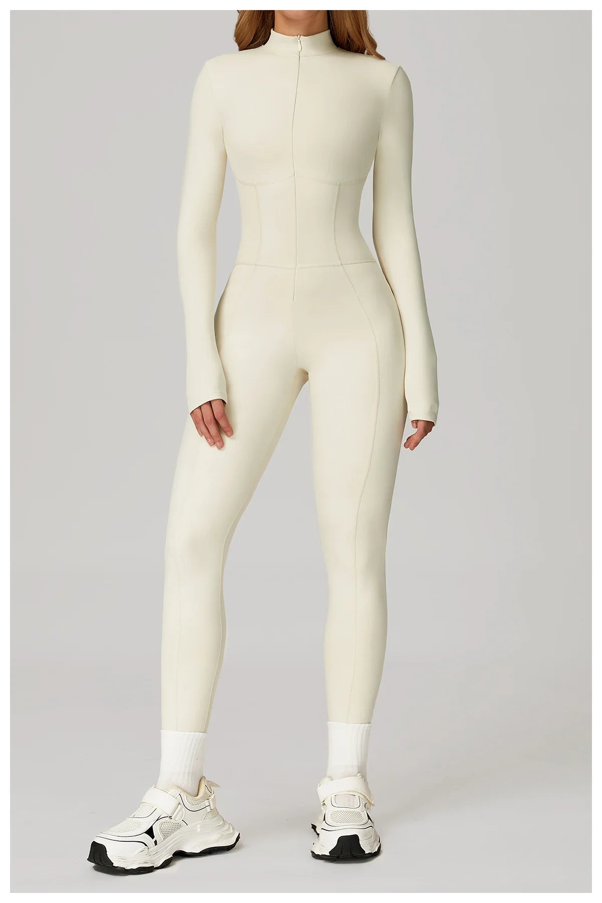 Sculpt Zip Yoga Jumpsuit