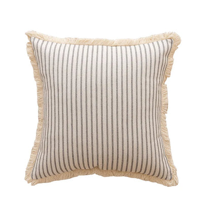 Boutique Geometric Tassel Pillow Cover