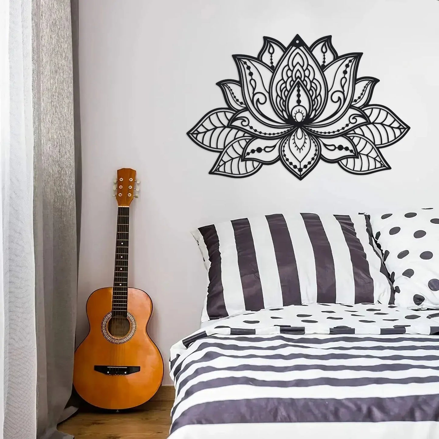 Luxe Steel Lotus Mandala