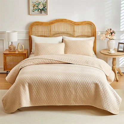 Lux Quilted Coverlet Set