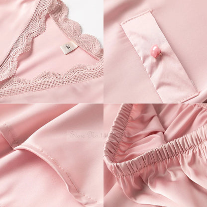 Royal Satin Pajama Set
