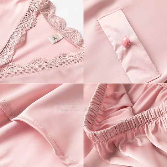 Royal Satin Pajama Set