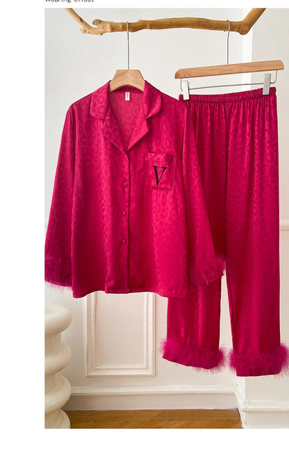 Leopard Pajama Set