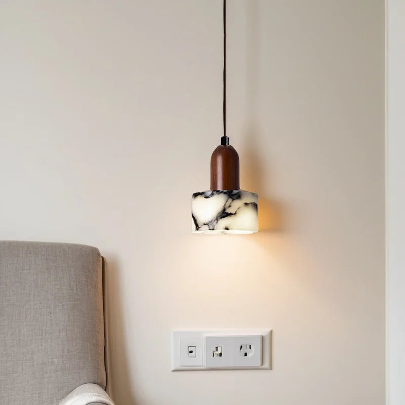 Marble Accent Pendant Light