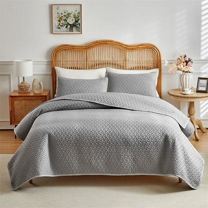 Lux Quilted Coverlet Set