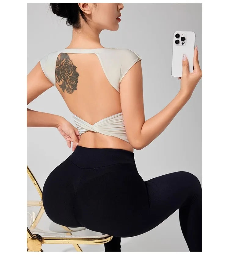Elite Nylon Backless Top