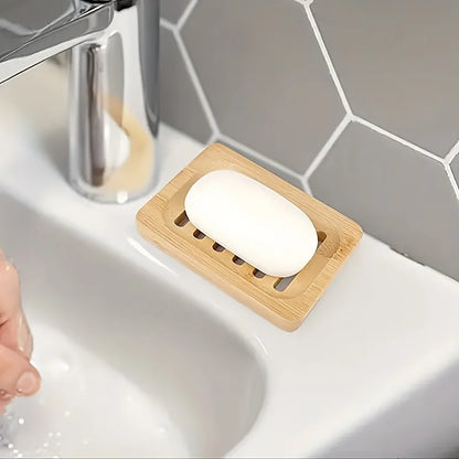 Natural Bamboo Soap Box Tray