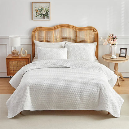 Lux Quilted Coverlet Set