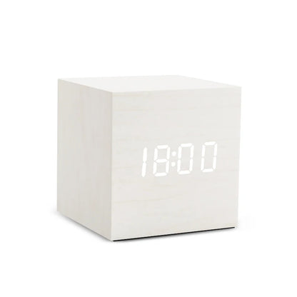 Luxe Wooden LED Alarm Clock