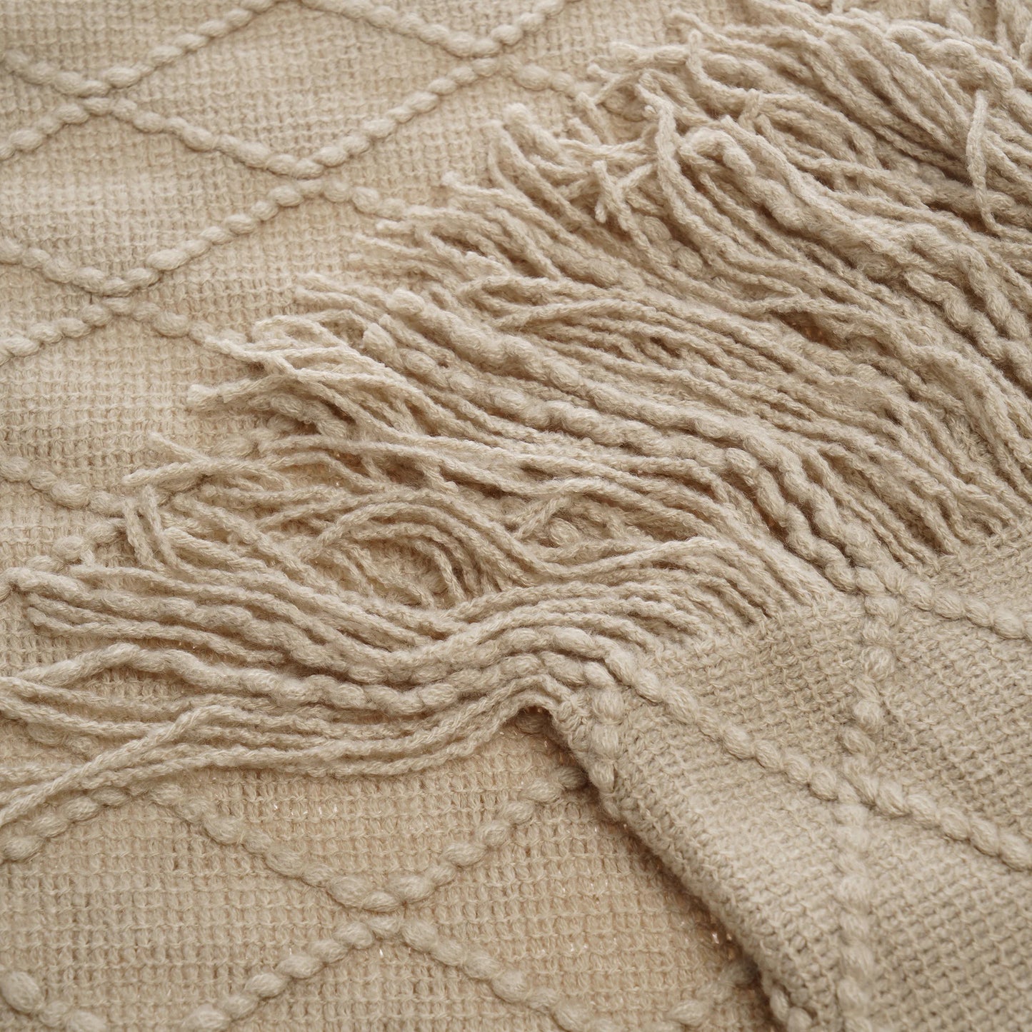 Battilo Plaid Knit Throw