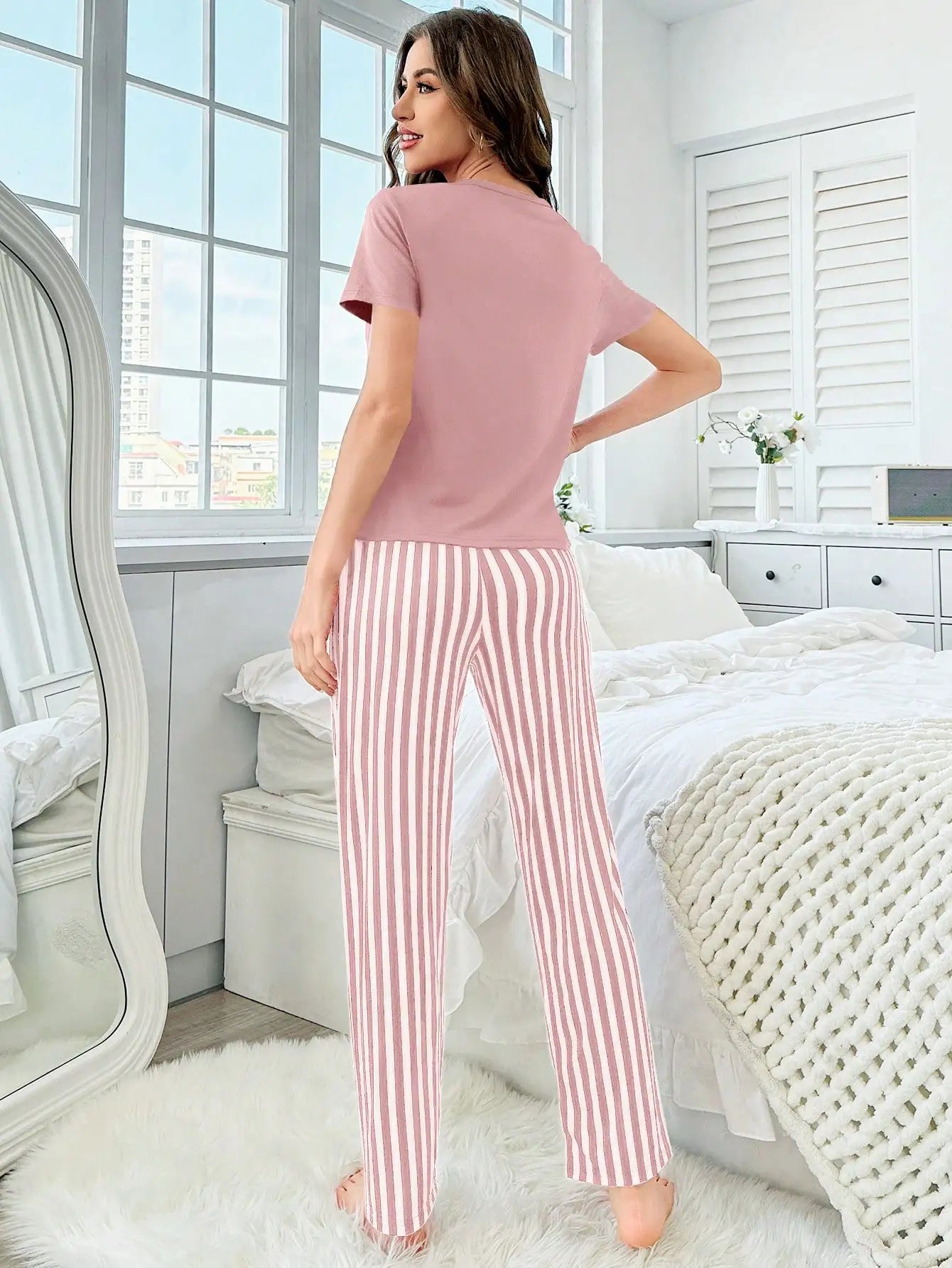 Soft Striped Pajama Set