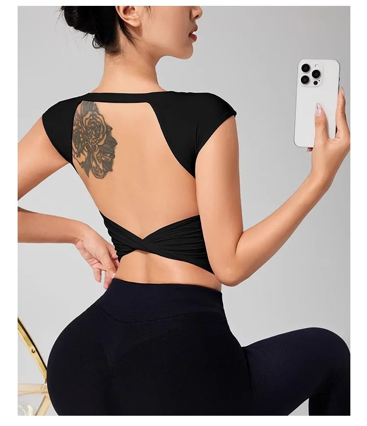 Elite Nylon Backless Top