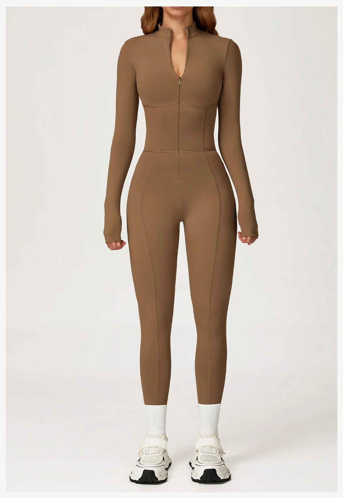 Sculpt Zip Yoga Jumpsuit